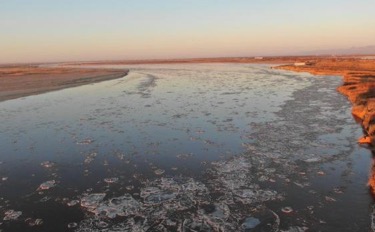 黃河內(nèi)蒙古河段出現(xiàn)流凌 我國北方河流全面進入凌汛期