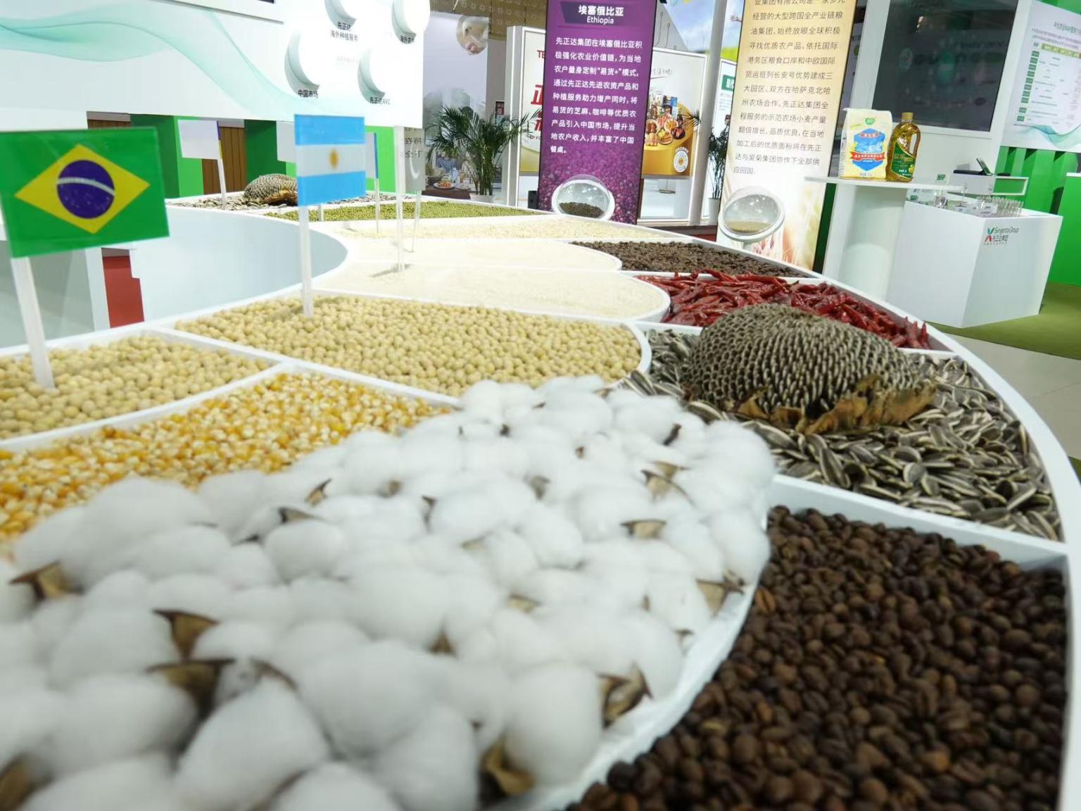 第二屆中國(guó)國(guó)際供應(yīng)鏈促進(jìn)博覽會(huì)現(xiàn)場(chǎng)。人民網(wǎng) 唐佳攝