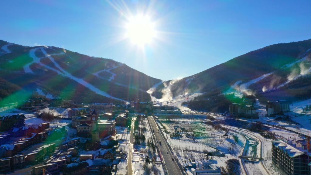 圖為北大湖滑雪度假區(qū)。新華社記者 周萬鵬 攝