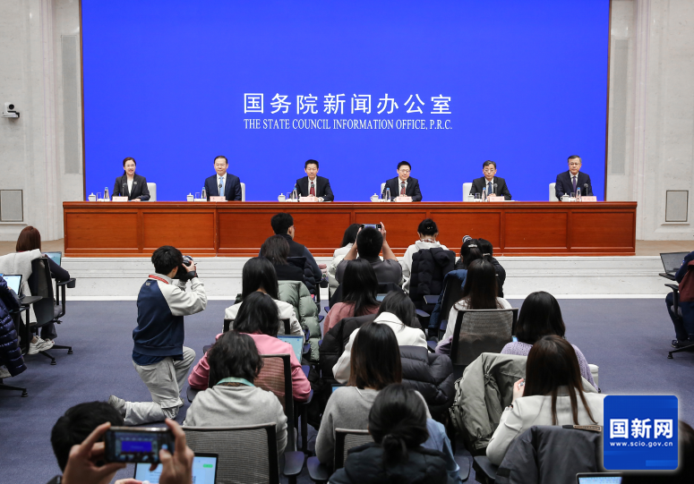 1月23日國新辦新聞發(fā)布會現(xiàn)場。劉健 攝