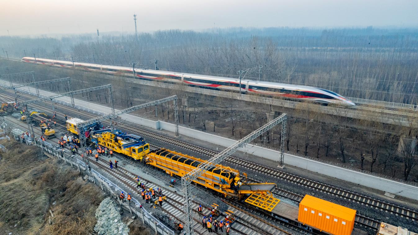 鐵路部門保障春耕物資運(yùn)輸高效順暢。受訪方供圖