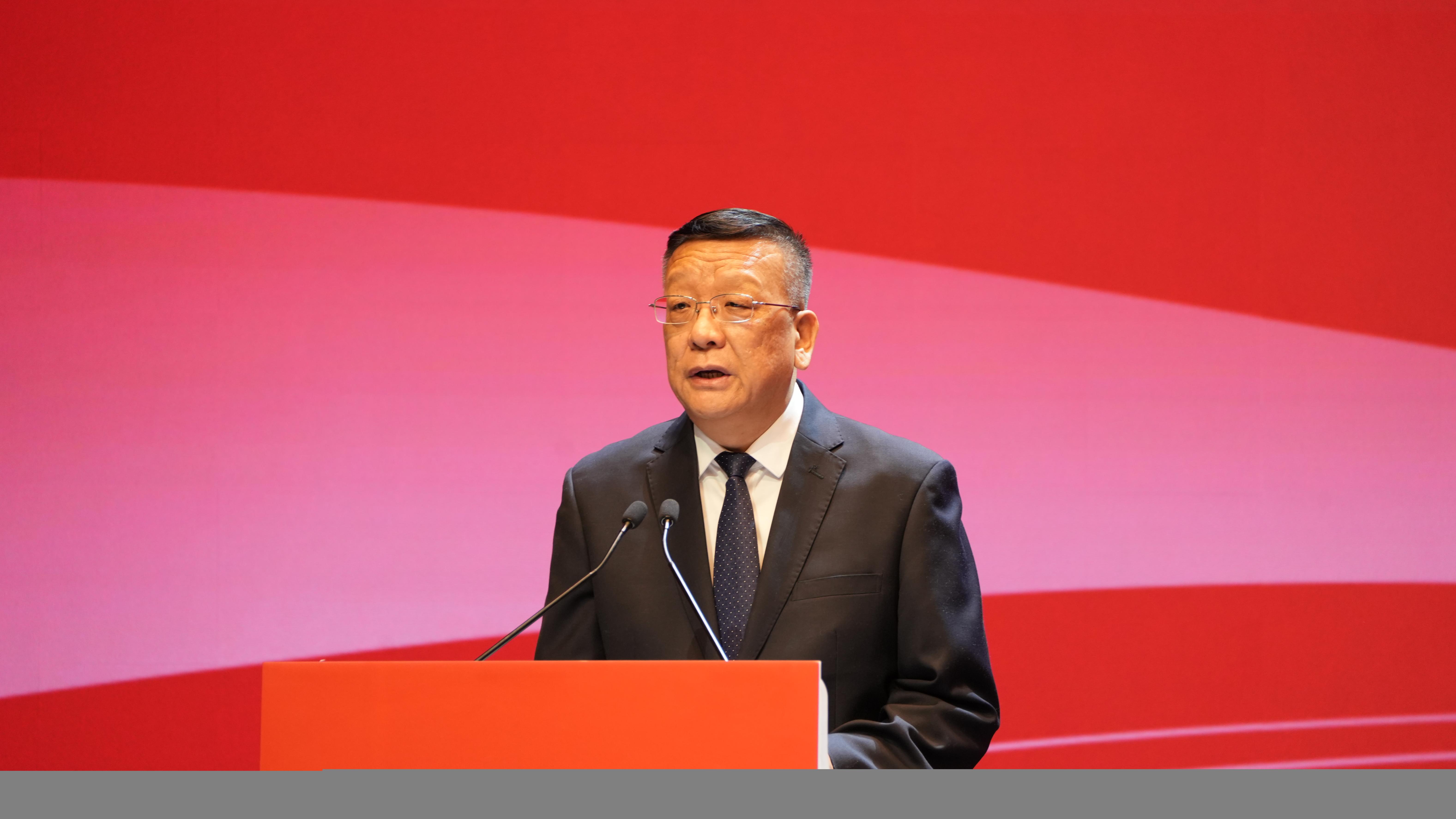 市場(chǎng)監(jiān)管總局副局長(zhǎng)白清元致辭。劉磊攝