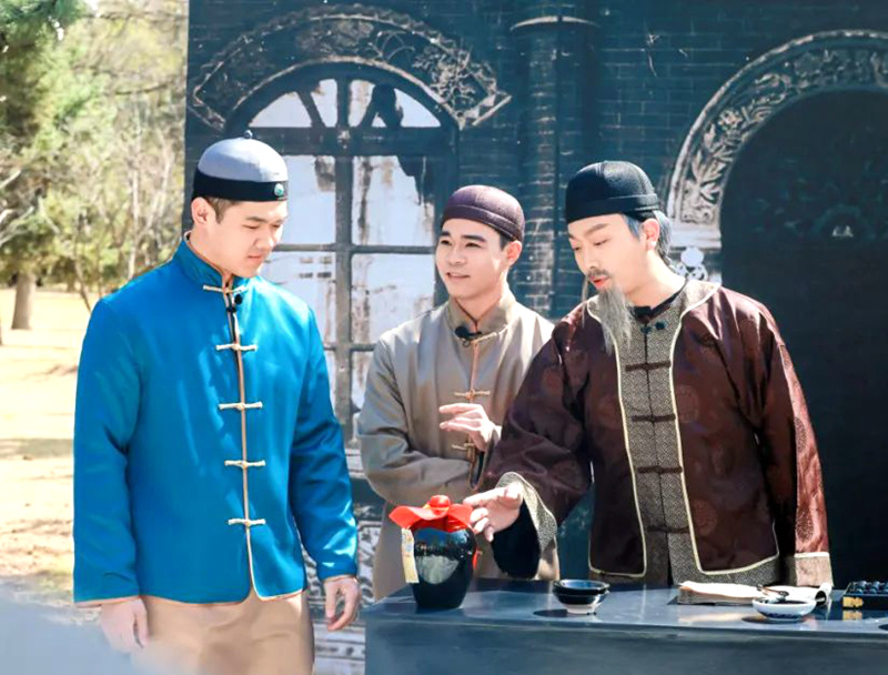 圖為杏花節(jié)情景劇表演。受訪方供圖