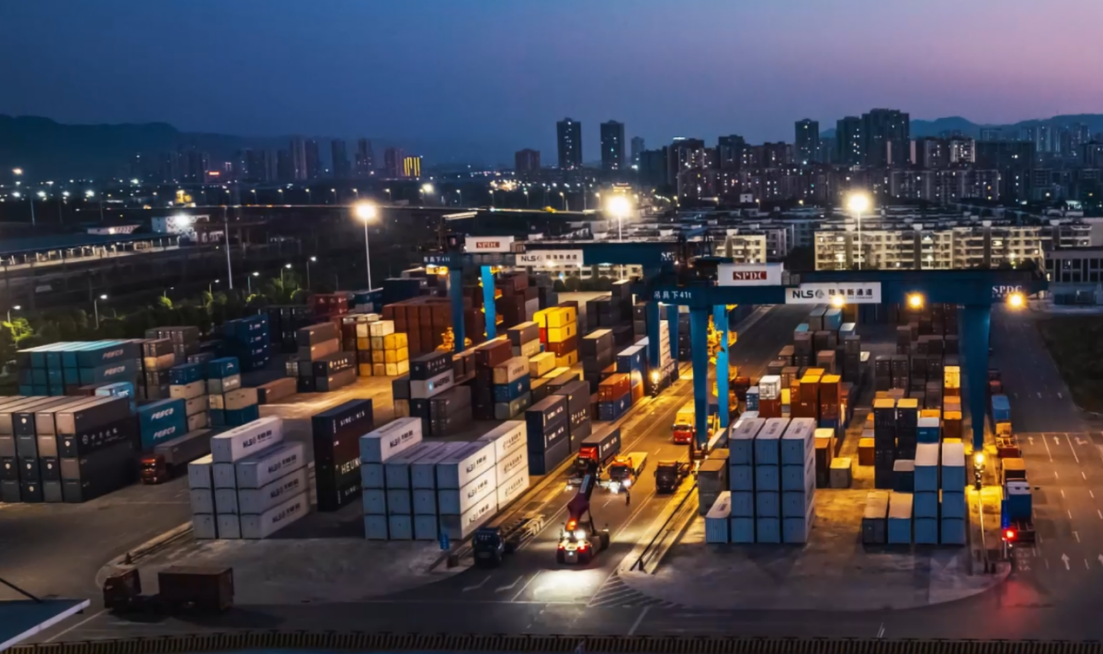 西部陸海新通道提速升級(jí)。受訪者供圖