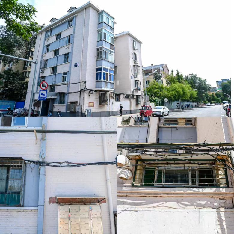 重建前的樺皮廠胡同八號樓。新街口街道玉桃園社區(qū)供圖