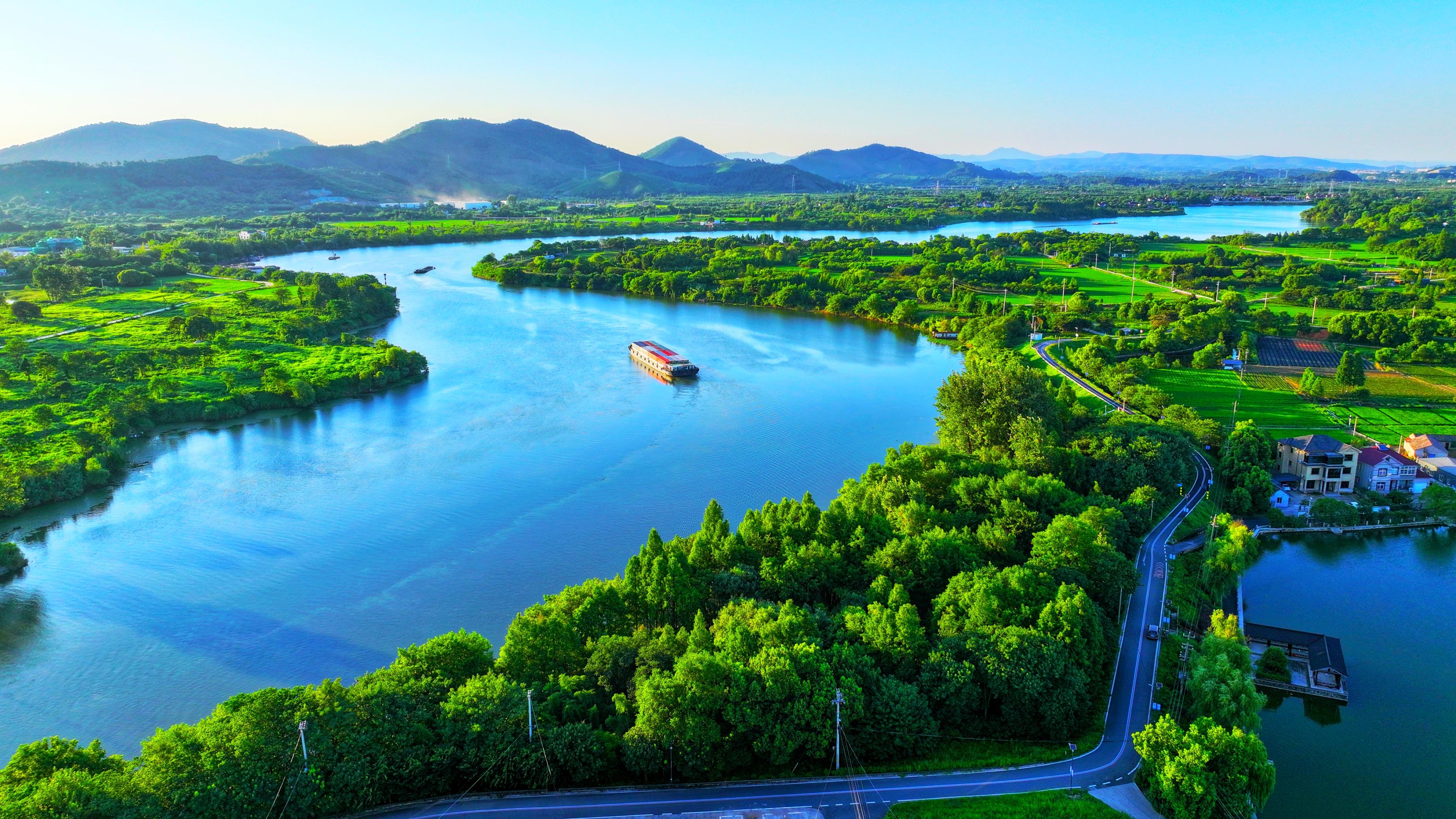 安吉縣西苕溪。受訪者供圖