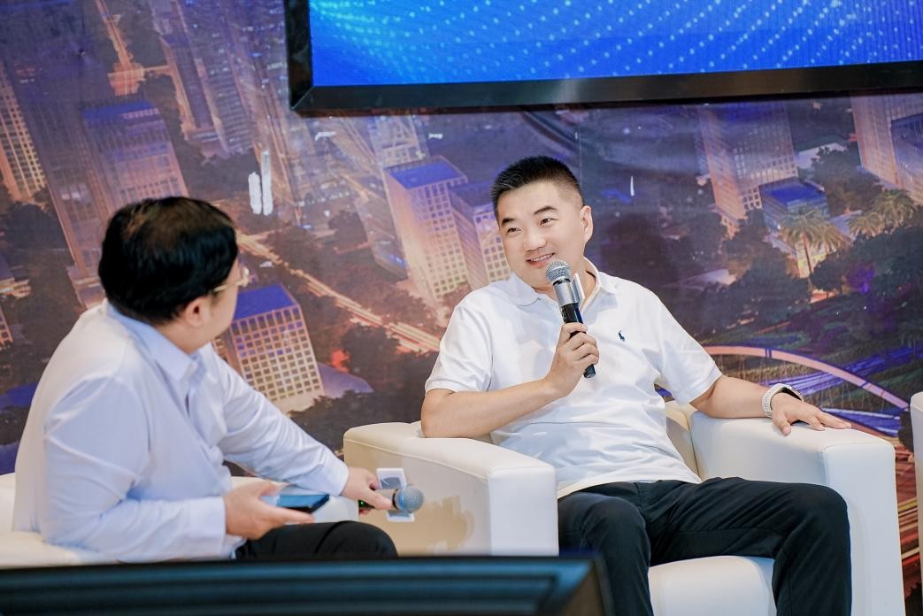 四川省科教興川促進(jìn)會(huì)產(chǎn)教融合事業(yè)部部長(zhǎng)潘成。主辦方供圖