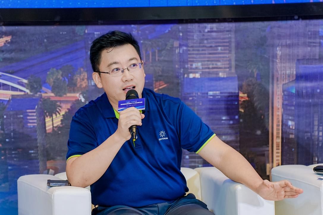 中國(guó)科學(xué)院大數(shù)據(jù)挖掘與知識(shí)管理重點(diǎn)實(shí)驗(yàn)室成果轉(zhuǎn)化中心主任張展。主辦方供圖