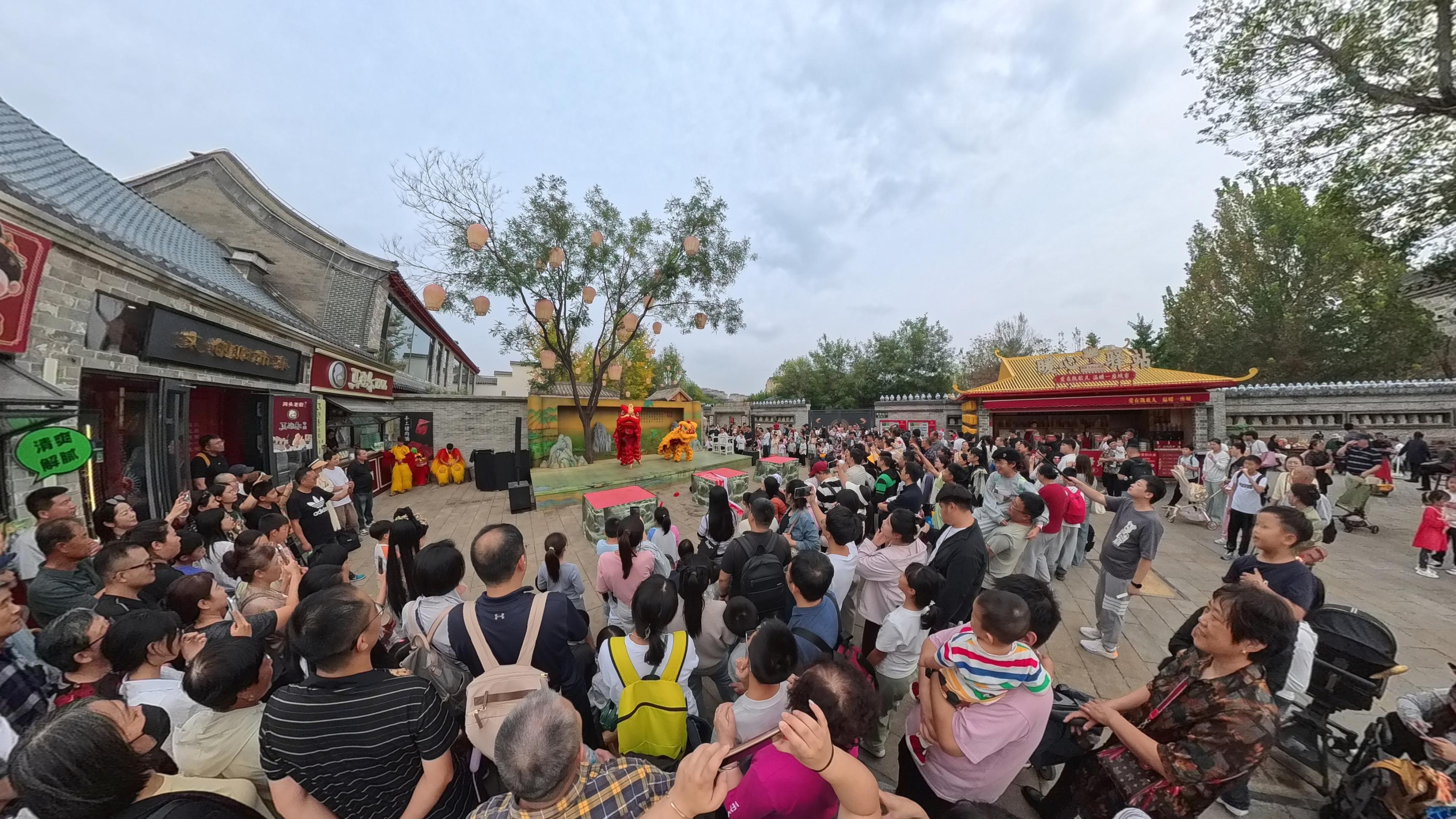 傳統(tǒng)舞獅表演。人民網(wǎng)記者 王天樂攝