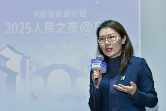 深信服科技副總裁付夏冰。人民網記者 任峰濤攝