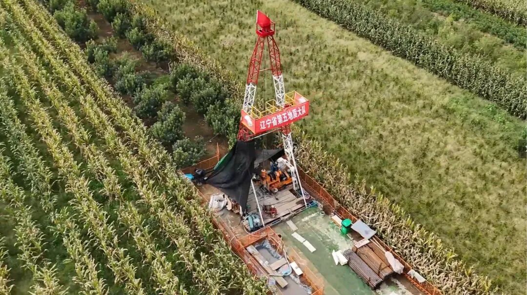 大東溝金礦鉆探工程施工現(xiàn)場。自然資源部供圖