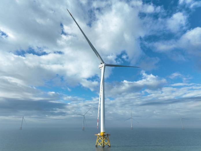 全球首臺(tái)20兆瓦海上風(fēng)電機(jī)組。湯偉攝
