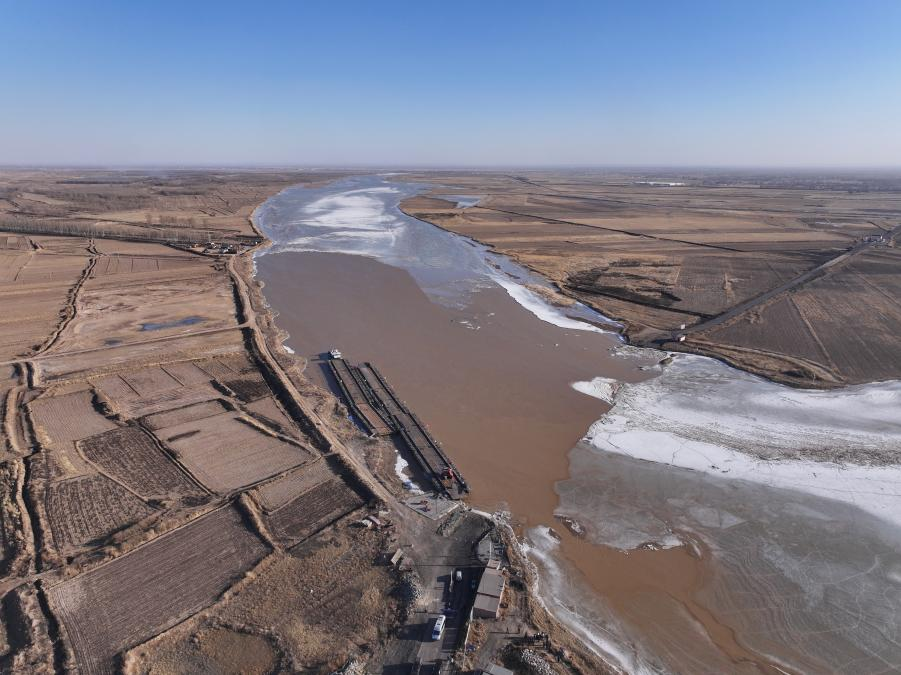 二道壕浮橋拆除。受訪者供圖