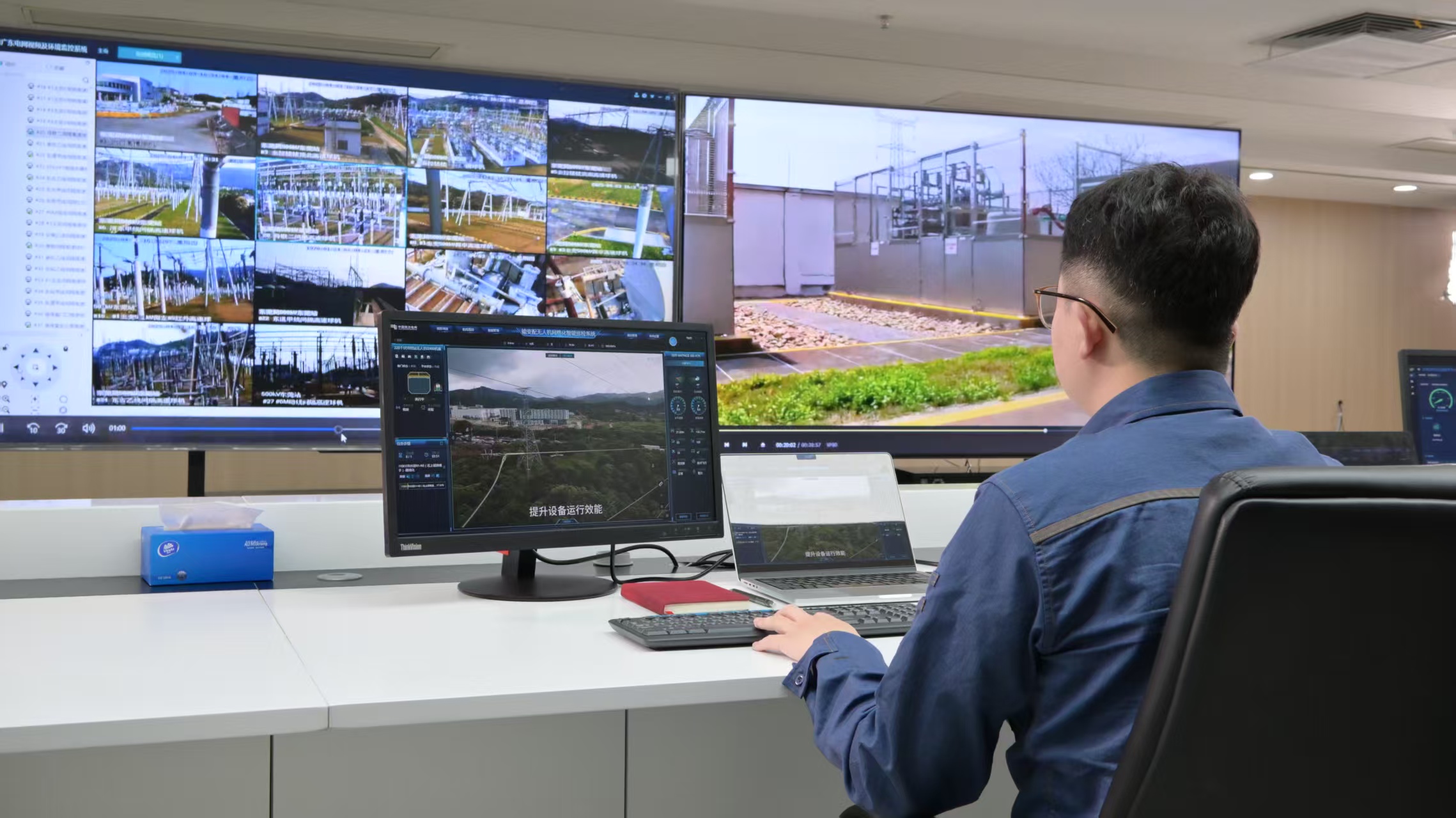 電力智能巡檢場景。受訪者供圖