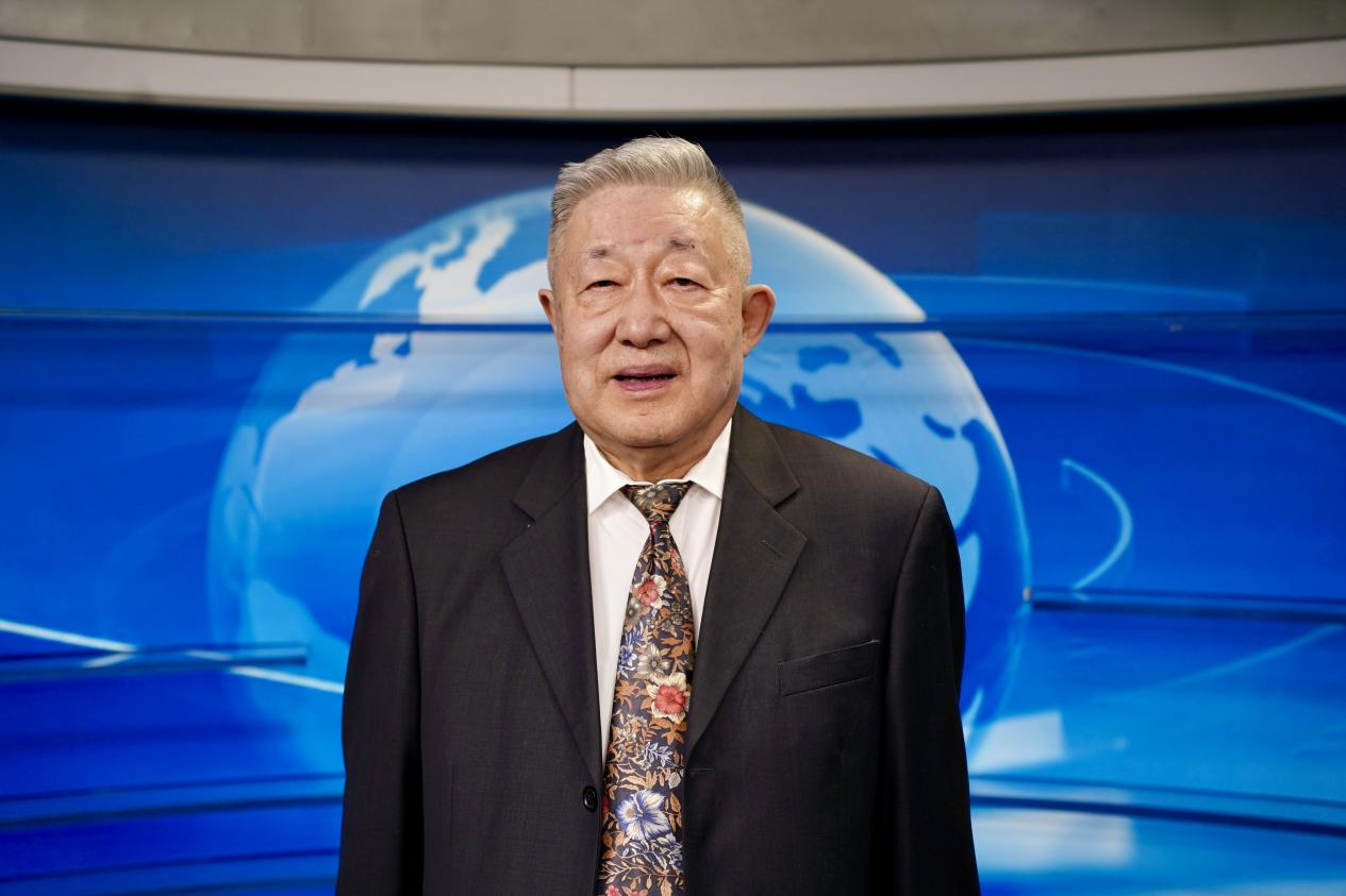 中國工程院院士王浩做客《人民會客廳》欄目。人民網(wǎng) 謝欣良攝