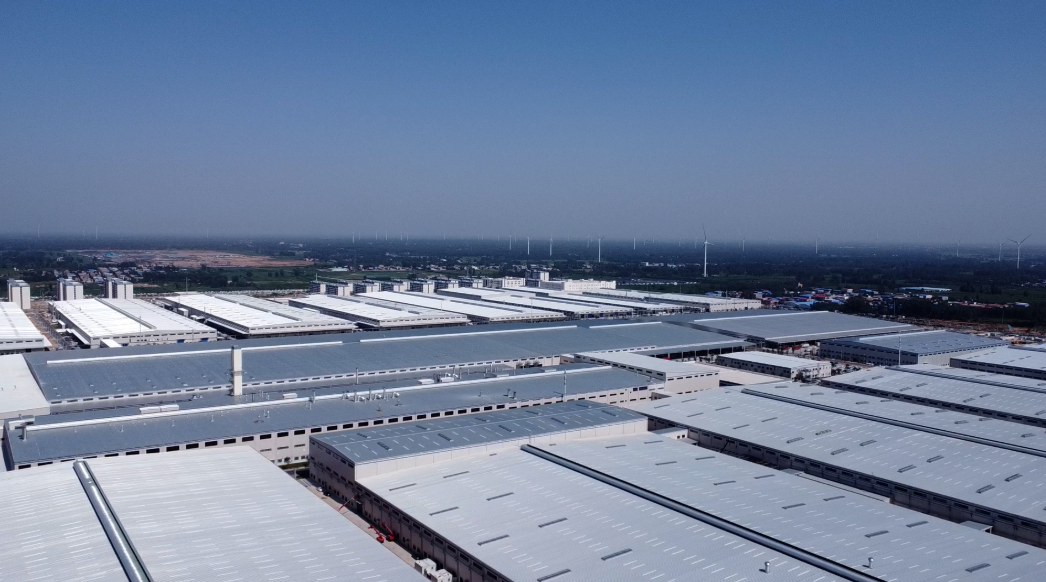 鄭州比亞迪超級工廠產(chǎn)業(yè)園區(qū)。受訪者供圖